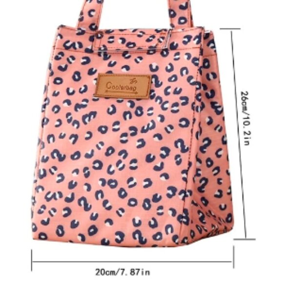 NWT - LEOPARD PRINT LUNCH BAG - Picture 3 of 7